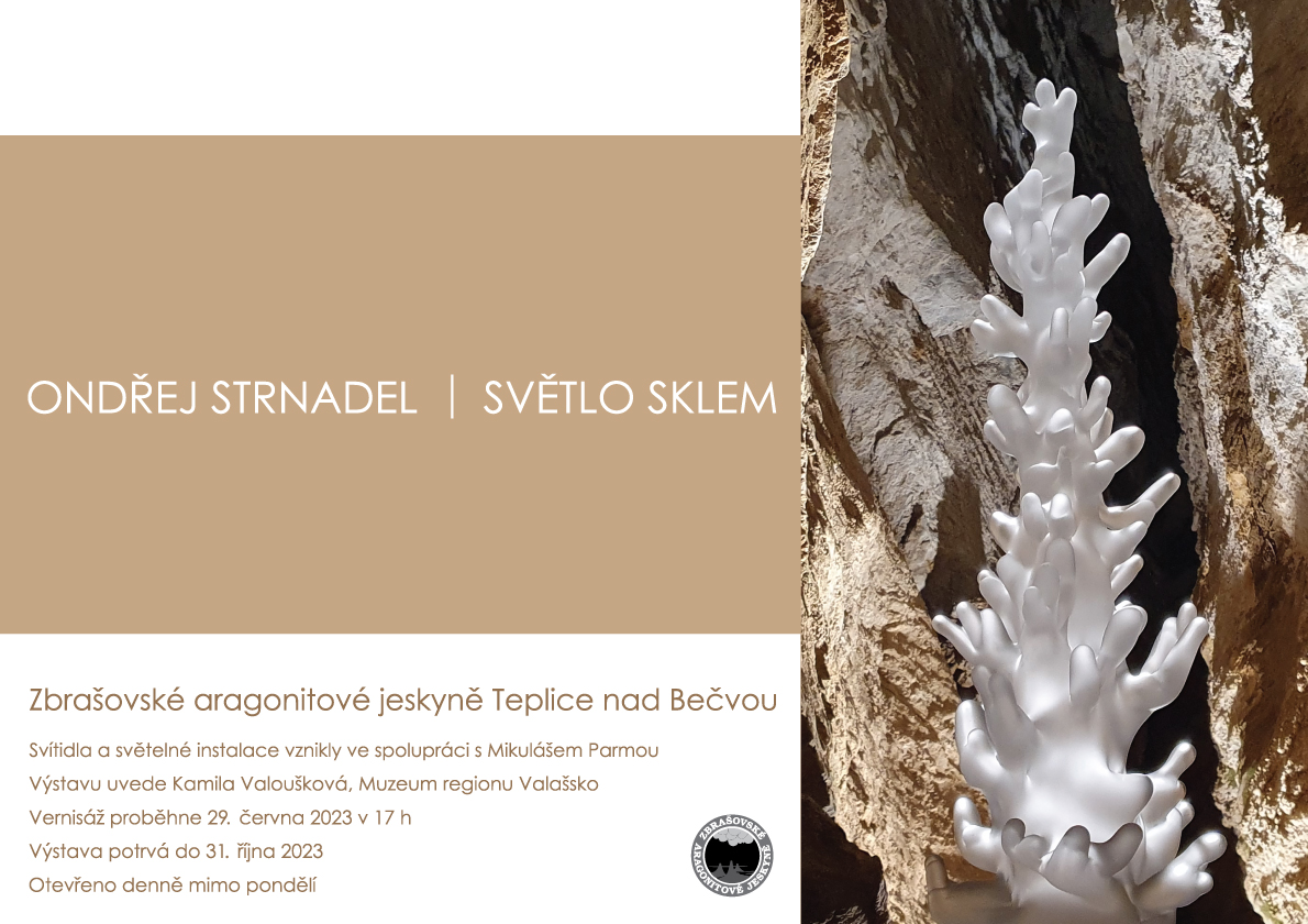 Ondřej Strnadel ve Zbrašovských jeskyních