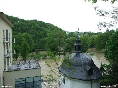 Povodně v Teplicích nad Bečvou, květen 2010