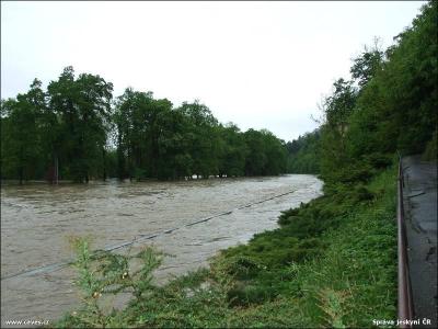 Povodně v Teplicích nad Bečvou, květen 2010