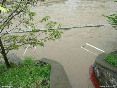 Povodně v Teplicích nad Bečvou, květen 2010