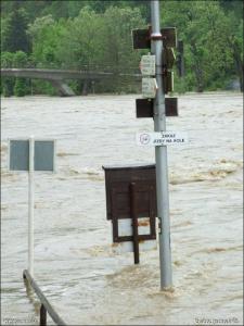 Povodně v Teplicích nad Bečvou, květen 2010