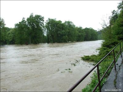 Povodně v Teplicích nad Bečvou, květen 2010