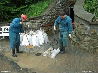 Povodně v Teplicích nad Bečvou, květen 2010