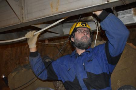 Kontrola odsávání. Foto Slavomír Černý