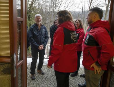 Zbrašovské aragonitové jeskyně poprvé v dějinách hostily prezidenta