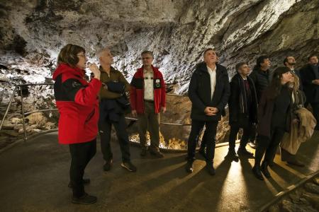 Zbrašovské aragonitové jeskyně poprvé v dějinách hostily prezidenta