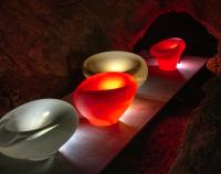 Výstava Světlo sklem Ondřeje Strnadela, léto 2023